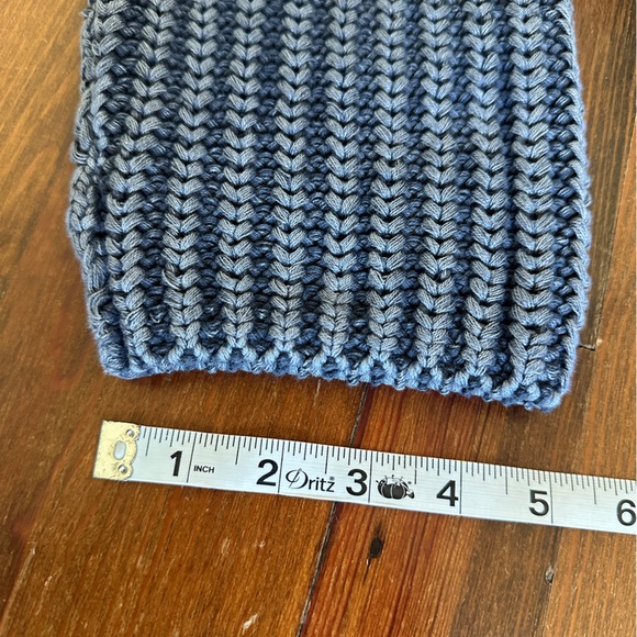 Free People Sweet Nothings Cropped 100% Cotton Cardigan Navy Blue - Size S - Picture 7 of 9